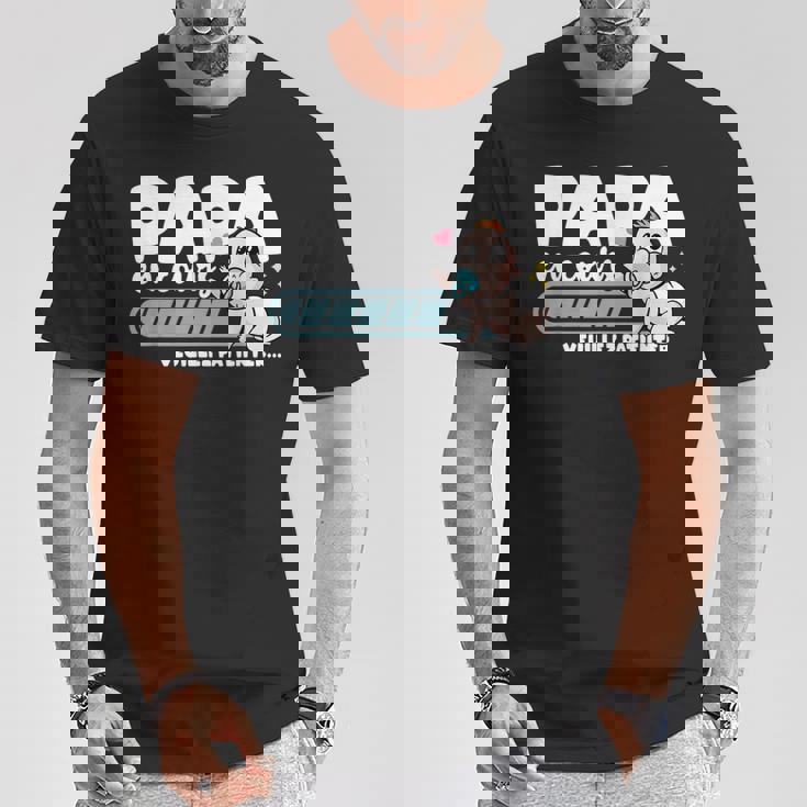 Papa En Cours Idée Annonce Grossesse Futur Papa T-Shirt Cadeaux drôles