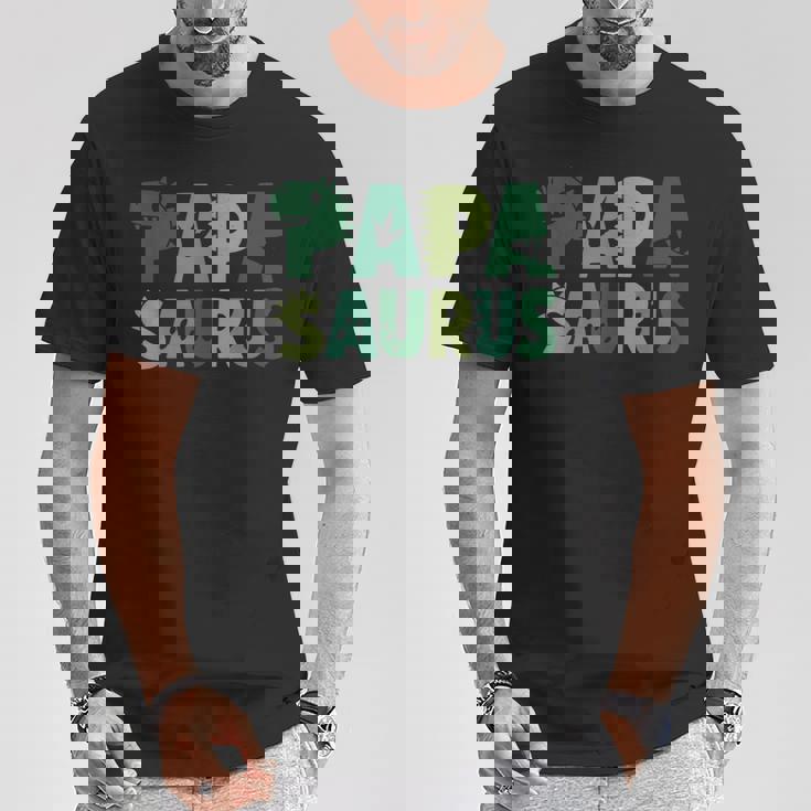 Papaaurus お揃い 家族 誕生日 恐竜 男性 女性 キッズ Tシャツ 面白い贈り物