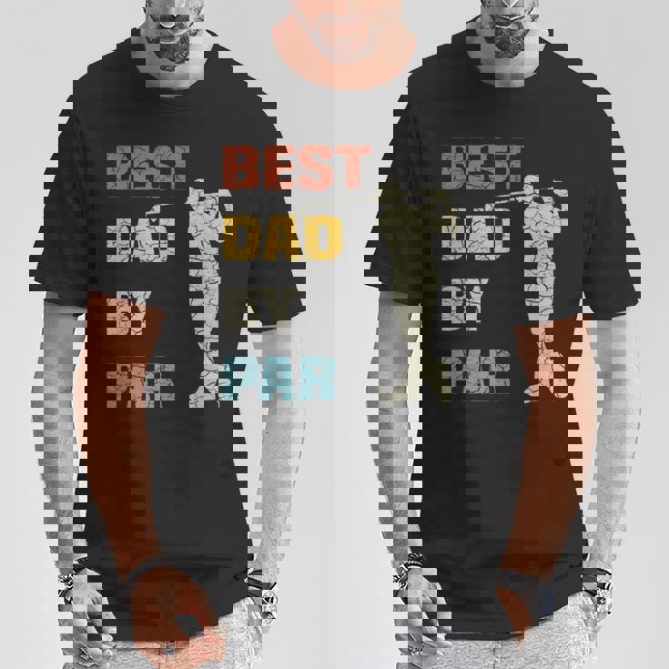 メンズ Par Golf Best Dad Tシャツ 面白い贈り物