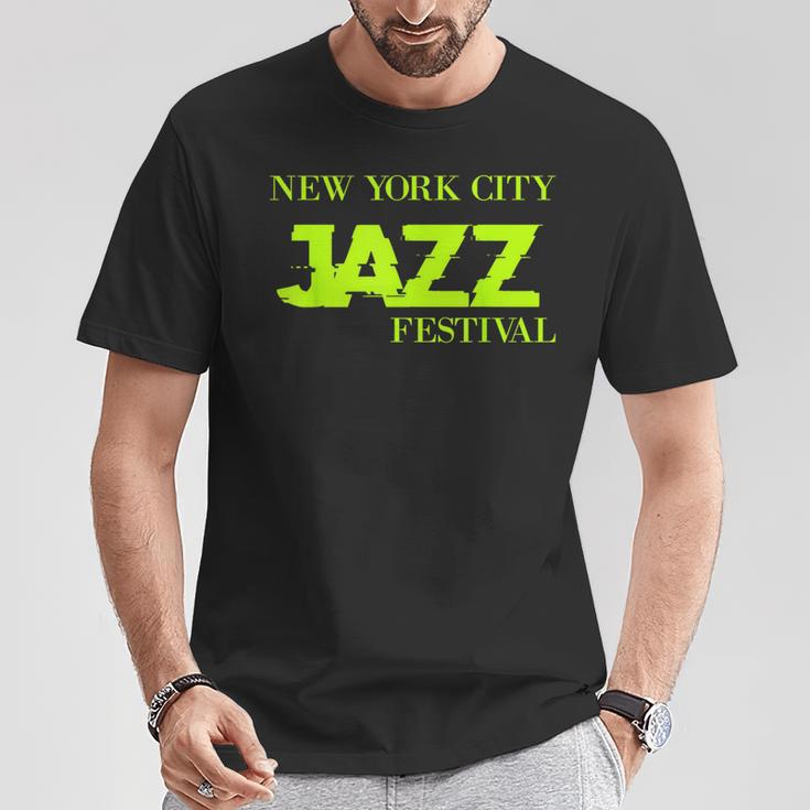Para Los Amantes Del Jazz Y Músicos El Festival De Té De Nueva York Camiseta unisex Regalos divertidos