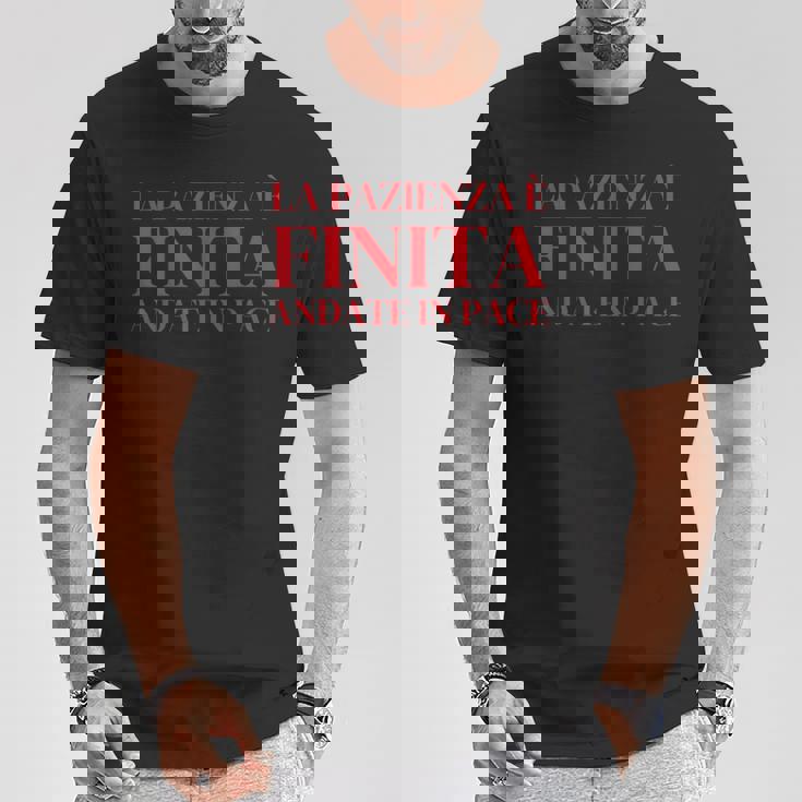 Patience Is Over Go In Peace Tシャツ 面白い贈り物