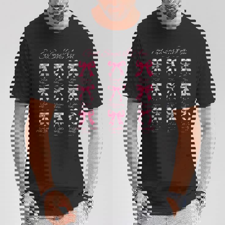 Pink Godays I Am Bibleerse コケットリボン Tシャツ 面白い贈り物