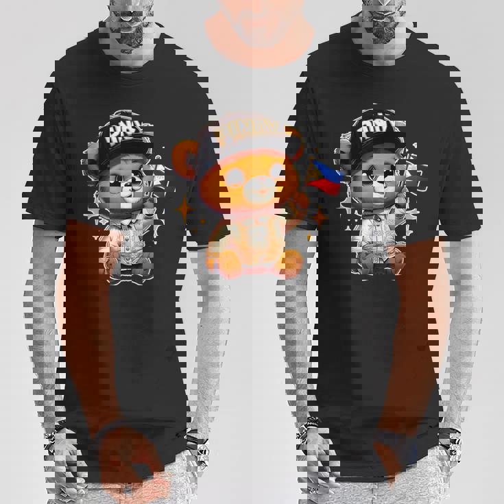 Pinoy バロン フィリピン国旗 フィリピンテディベア Tシャツ 面白い贈り物