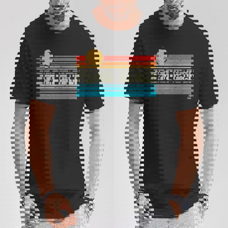 Pismo Beach ピズモビーチ カリフォルニア レトロ サンセット サーフ トリップ ラブ サーフィン Tシャツ 面白い贈り物