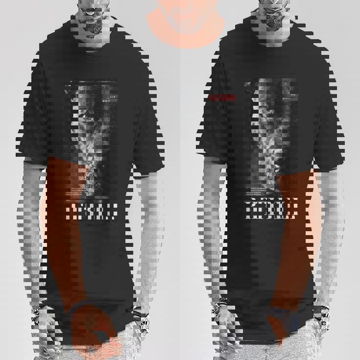 Pitbull 野生の犬テリアの肖像画 ブルドッグ 犬の飼い主 ピットブル Tシャツ 面白い贈り物