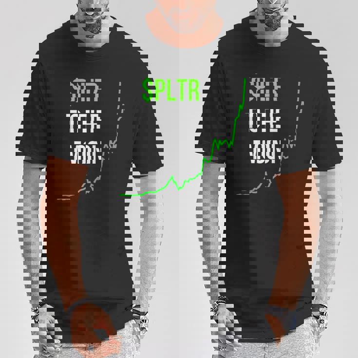 Pltr トゥザムーンストックティッカー Wsb 面白いミーム Tシャツ 面白い贈り物