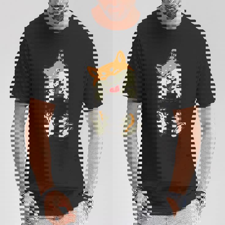 Pockethiba Inu Feet Cute Doge Akita Dog Lover Owner Tシャツ 面白い贈り物