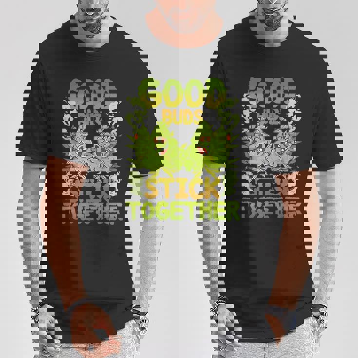 Pot Lovers マリファナ Good Budstick Together Cannabis Weed Tシャツ 面白い贈り物