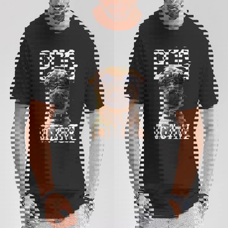 Pug Mommyパグ・マミー パグ・マム 犬のママ 母の日 パグ・ママ Tシャツ 面白い贈り物