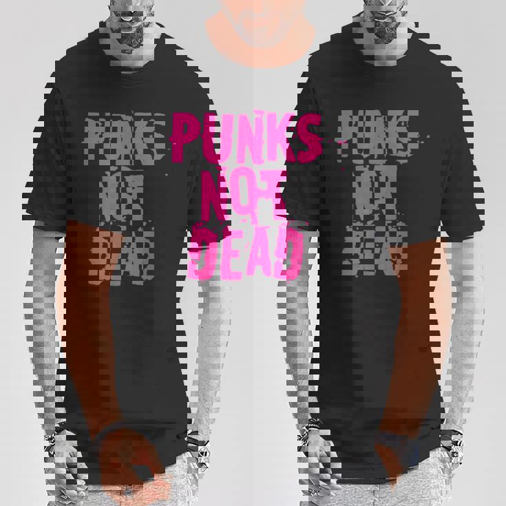 Punks Not Dead パンクズ・ノット・デッド Tシャツ 面白い贈り物