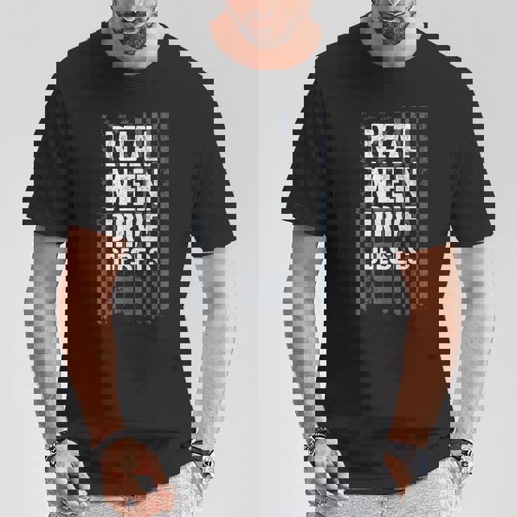 Real Drive Diesels 面白いディーゼル メカニック Usa トラッカー Tシャツ 面白い贈り物