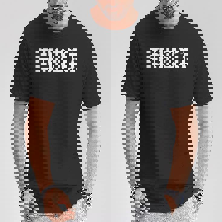 Rebecca アイデア ファーストネーム レベッカ Tシャツ 面白い贈り物