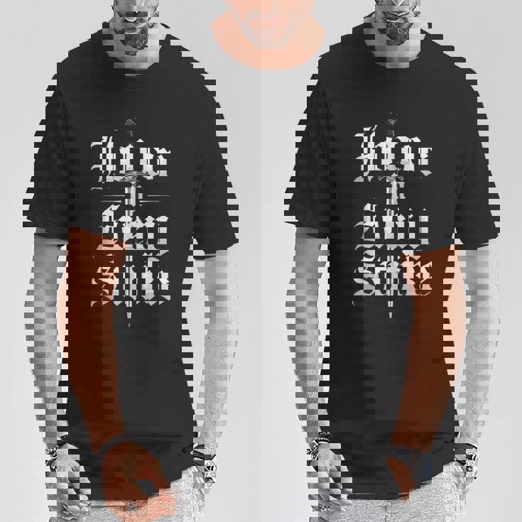 Renaissanceword Fighter Hema Entusiasta De La Esgrima Histórica In Mangas Camiseta unisex Regalos divertidos