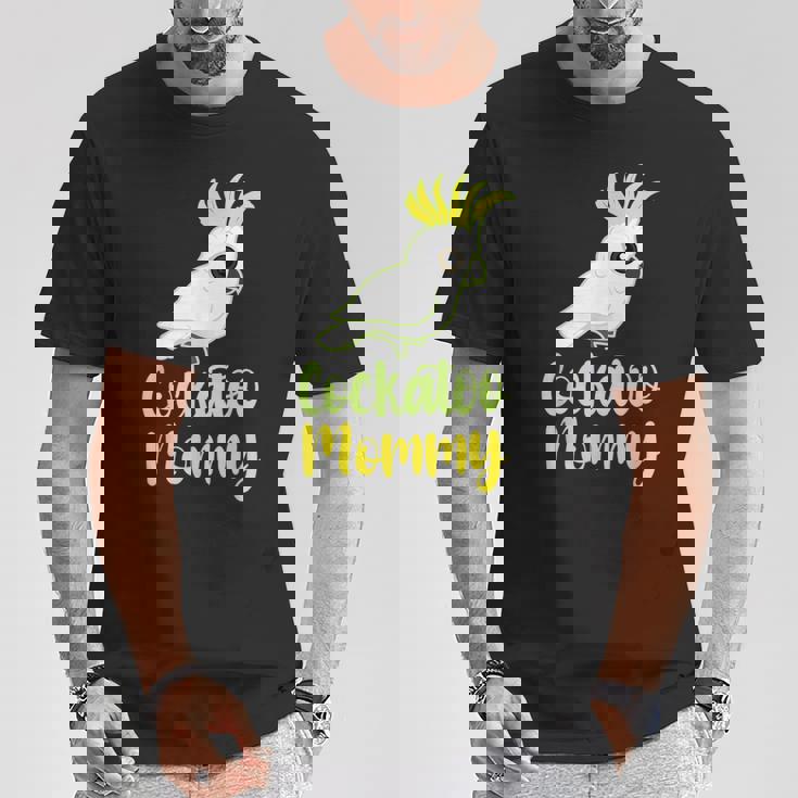 Retro Cockatoo Mother Mom Cockatoo Mommy Cockatiel Tシャツ 面白い贈り物