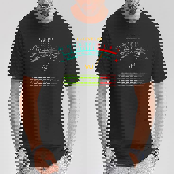 Retrou Meterintage Hi-Fi Audiotereo Musicound Tシャツ 面白い贈り物