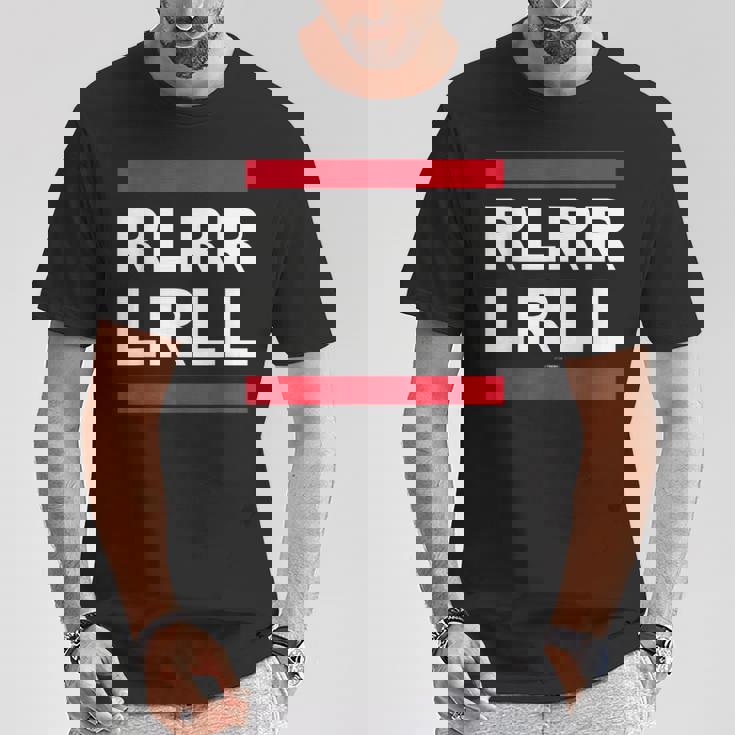 Rlrr Lrll シングルパラディドルドラム ルーディメント Tシャツ 面白い贈り物
