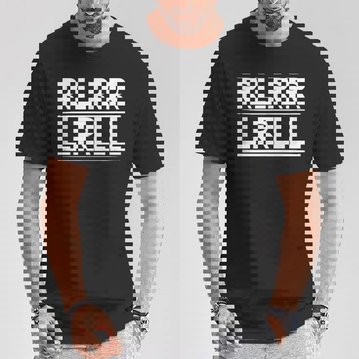 Rlrr Lrll ドラマー パラディドル ミュージシャン Rlrlrll Tシャツ 面白い贈り物