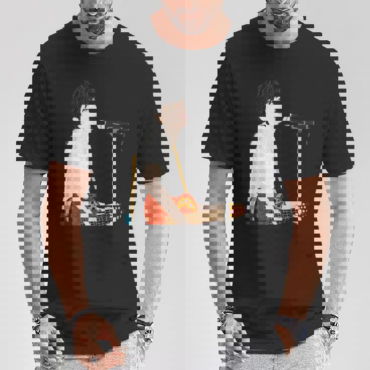 Rocker Old Rookie Original Illustration Bandman Rock Tシャツ 面白い贈り物