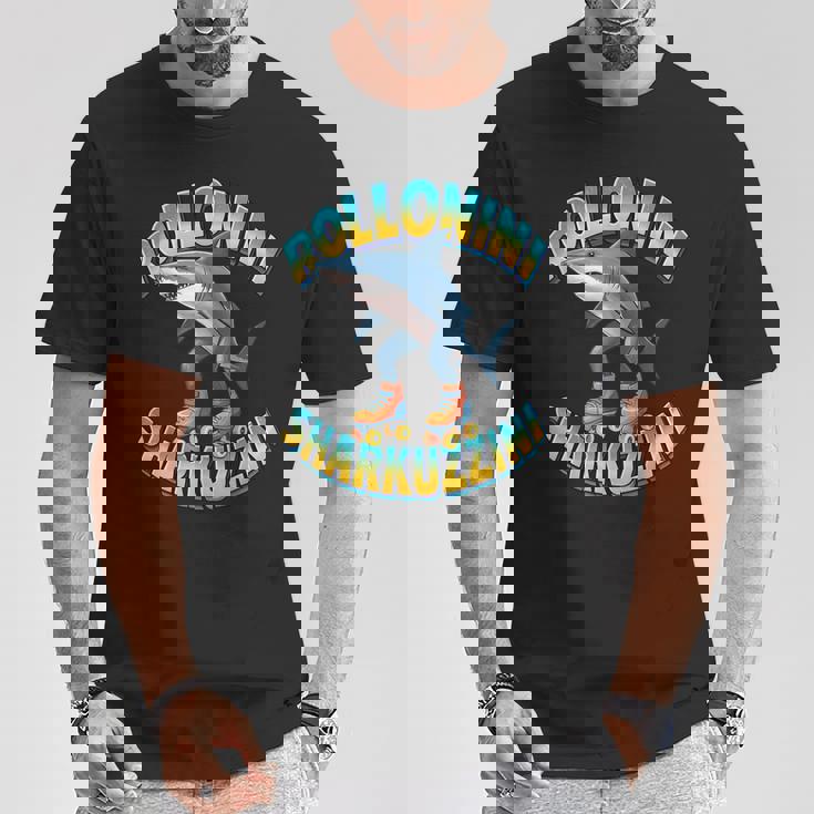 Rolloliniharkuzzini ミームローラーシャーク イタリアンブレインレッド Tシャツ 面白い贈り物
