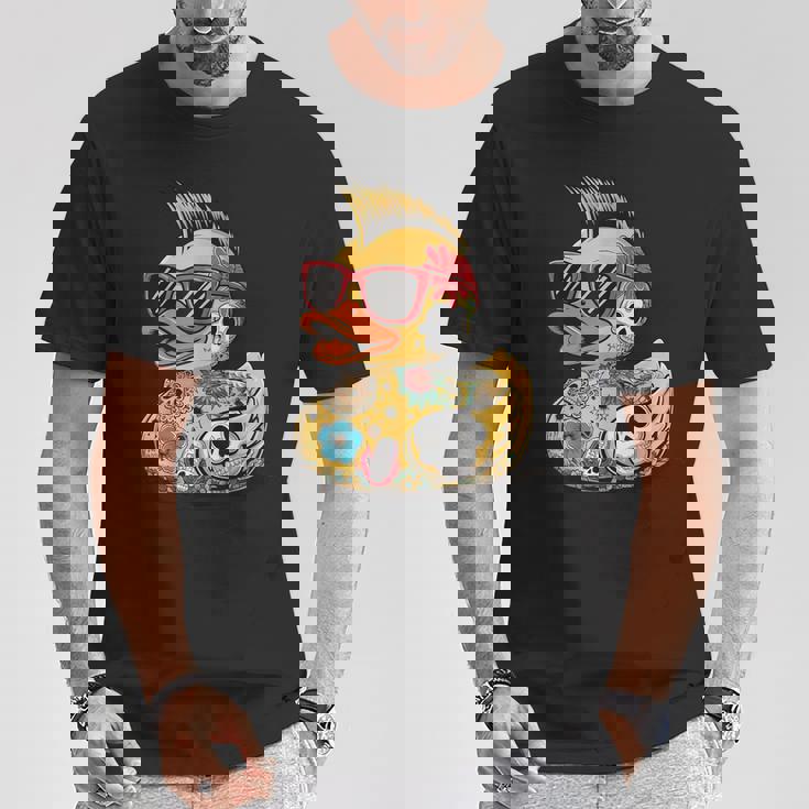 Rubber Duck Punk Heavy Metal T-Shirt Personalized Gifts Rubber Duck Punk Heavy Metal T-Shirt Personalized Gifts