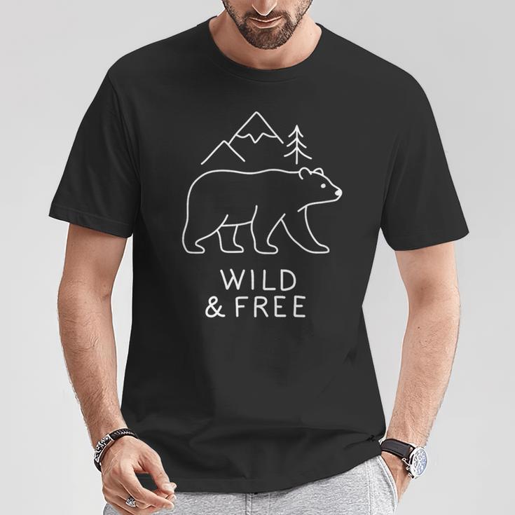 Salvaje Y Libertad Camiseta unisex Regalos divertidos