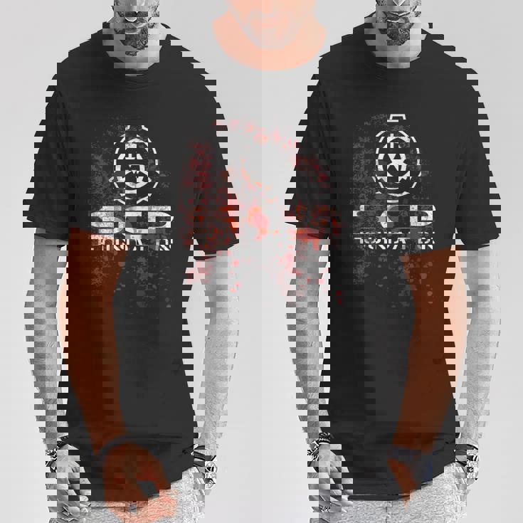 Scp、財団、血で Tシャツ 面白い贈り物