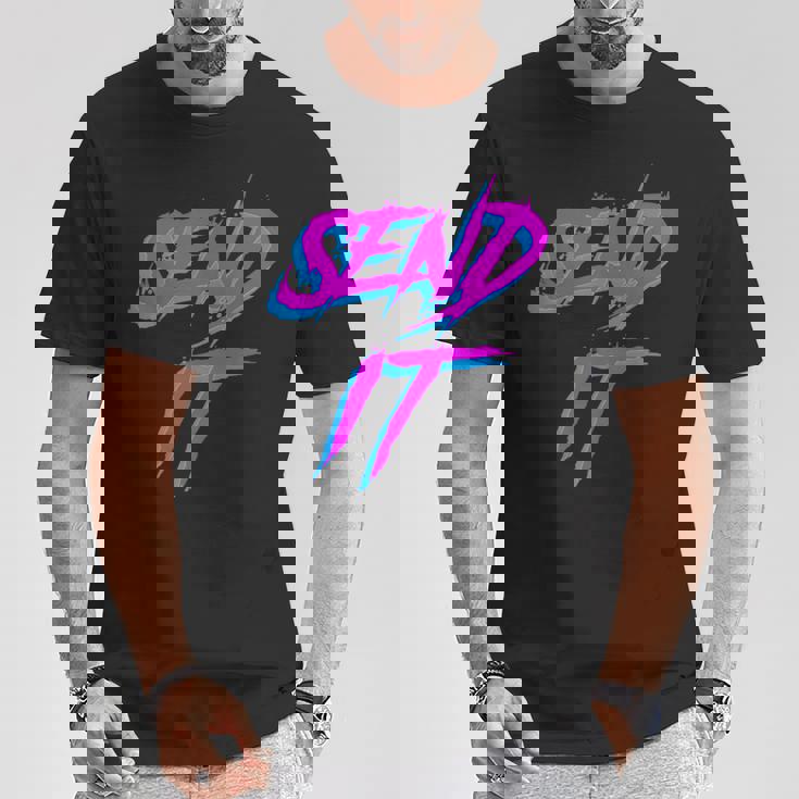 Send It Just Gotta スキー スノーボード Getendy モトクロス Moto Tシャツ 面白い贈り物