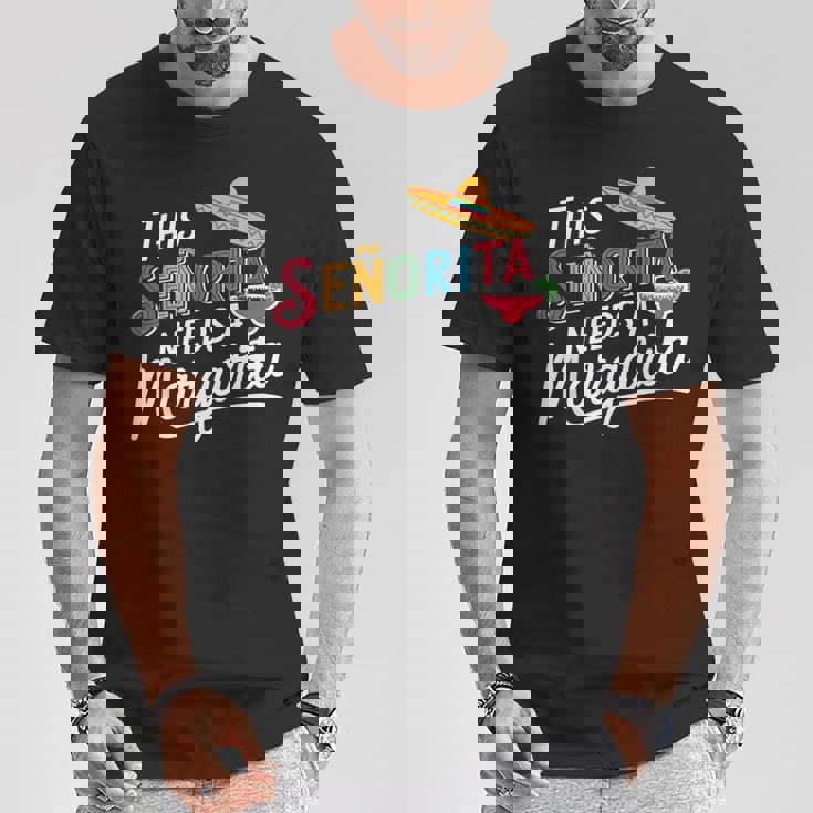 Senorita Margarita Lover Cinco De Mayo Fiesta ギフト Tシャツ 面白い贈り物