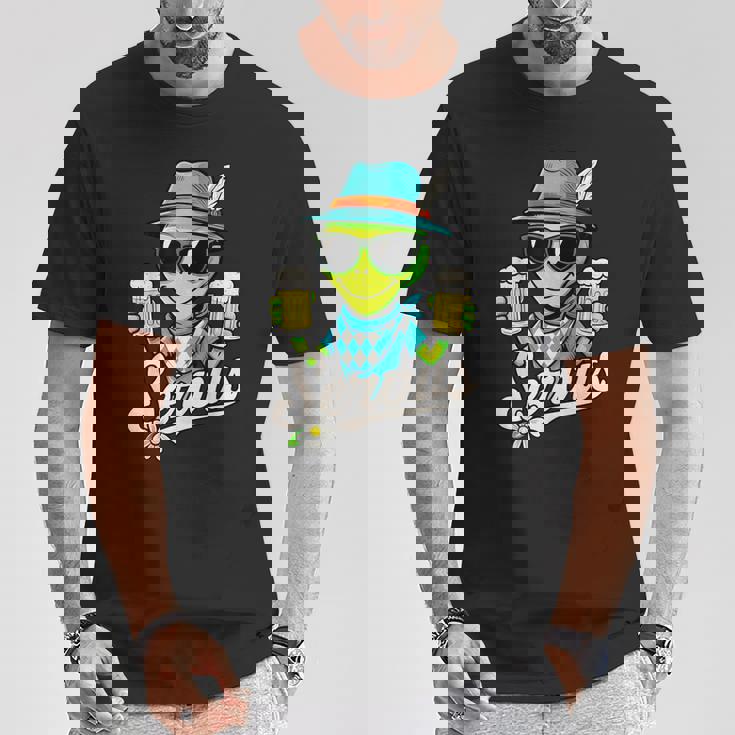 Servus Wiesn Gaudi – 面白いオクトーバーフェストビールバイエルンコスチューム Tシャツ 面白い贈り物