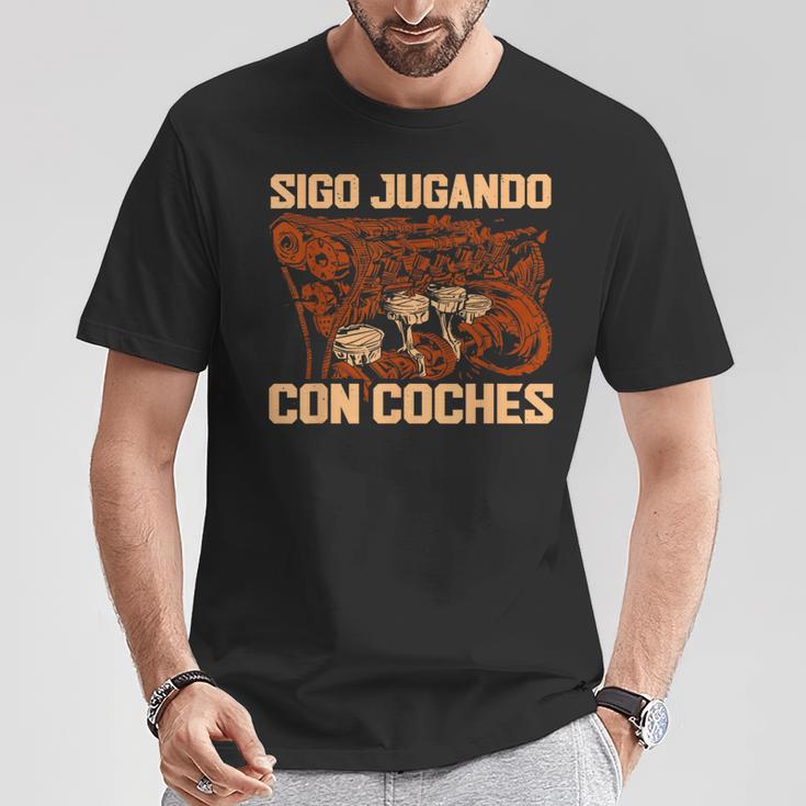 Sigo Jugando Con Coches Mecánico Camiseta unisex Regalos divertidos