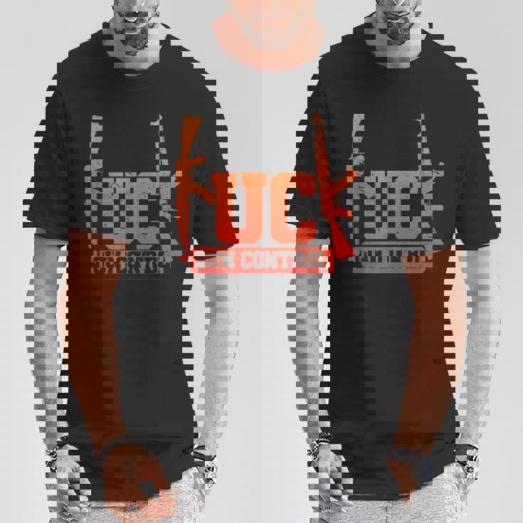 Sin Control De Pistola Pistola Metal Gatillo Ak 47 Camiseta unisex Regalos divertidos