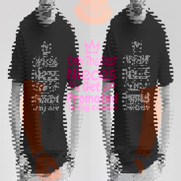 Solo Las Mejoresobrinason Ascendidas A Primo Mayor Primo Nuevo Camiseta unisex Regalos divertidos