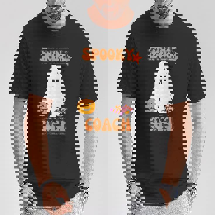 Spooky Ghost Dogs ハロウィンtシャツ コーチに最適 Tシャツ 面白い贈り物