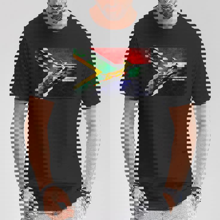 Springbok Bokke 南アフリカ国旗 ヴィンテージ ラグビー Tシャツ 面白い贈り物