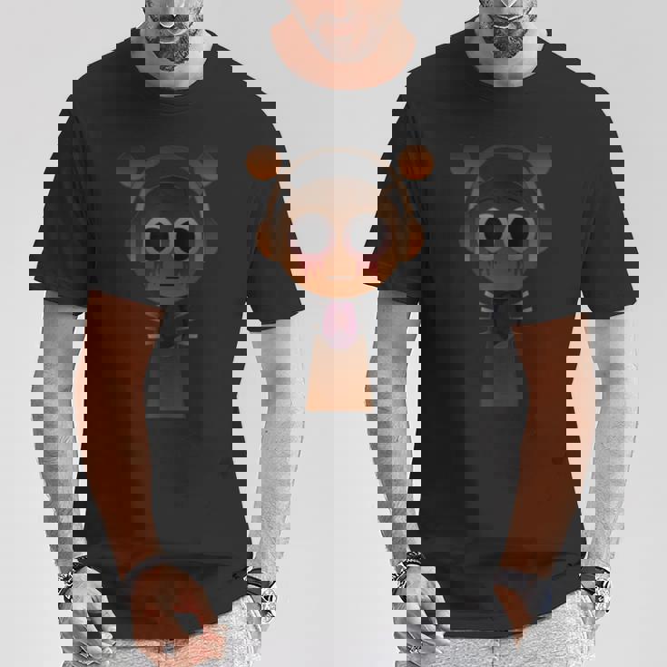 Sprunkiのホラー・オレン Tシャツ 面白い贈り物