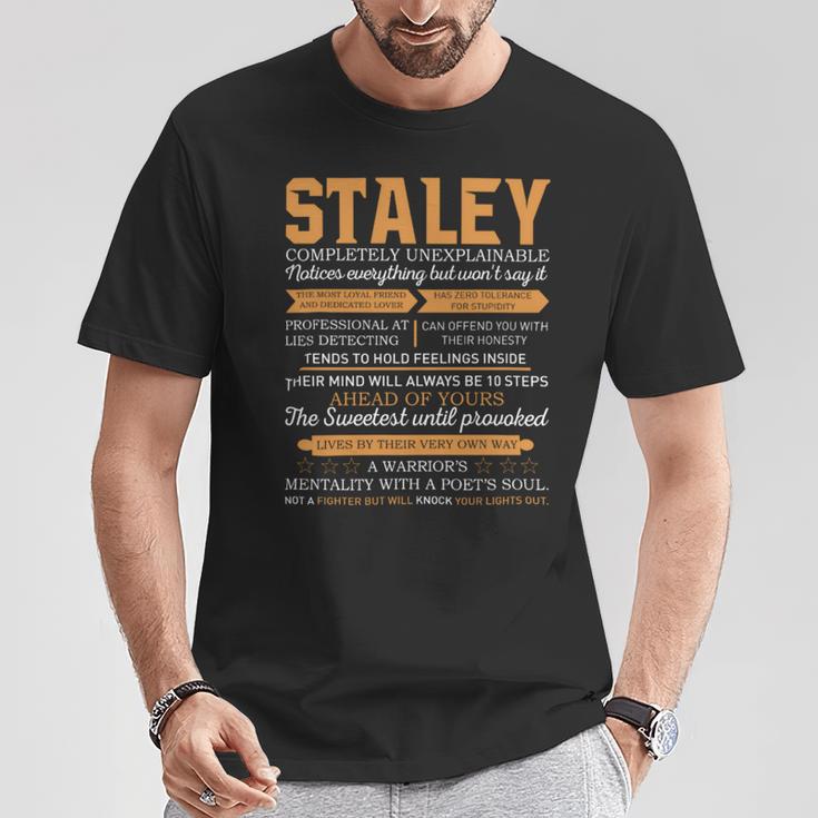 Staley Completely Unexplainable Notices Everything But Won’T Say It Name T-Shirt Funny Gifts