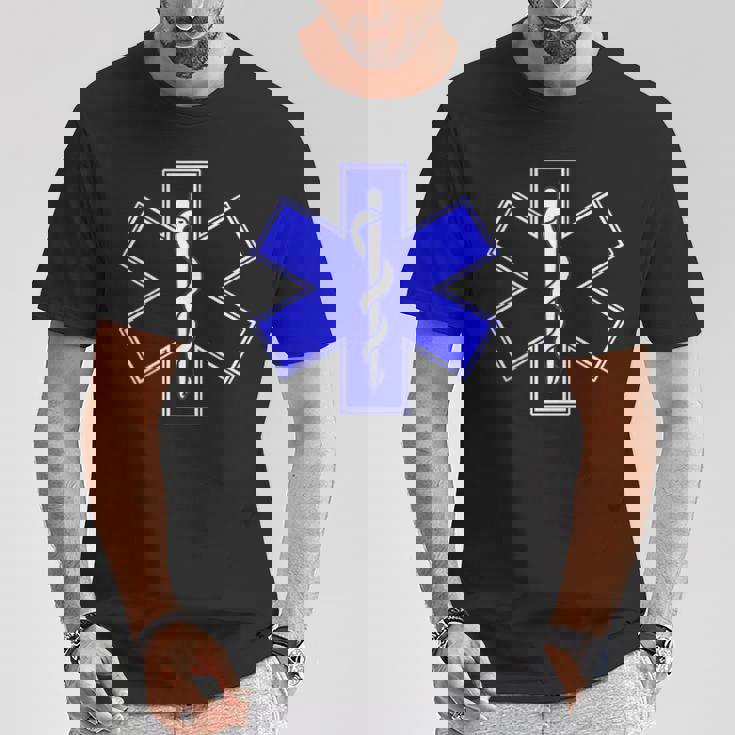 Star Of Life Rod Of Asclepius Emt Ems パラメディック メディック Tシャツ 面白い贈り物
