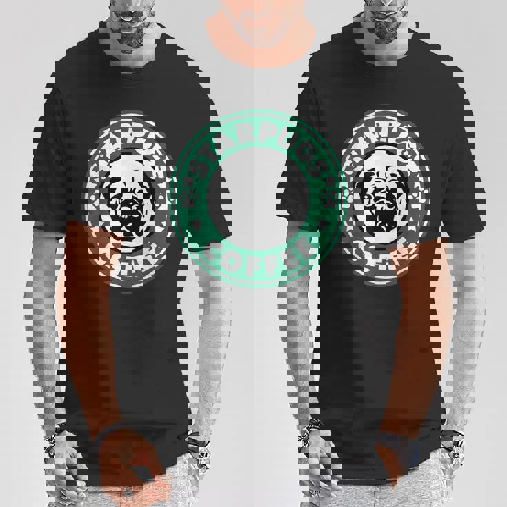 Starpugs コーヒーパグ 犬好き ギフト Tシャツ 面白い贈り物