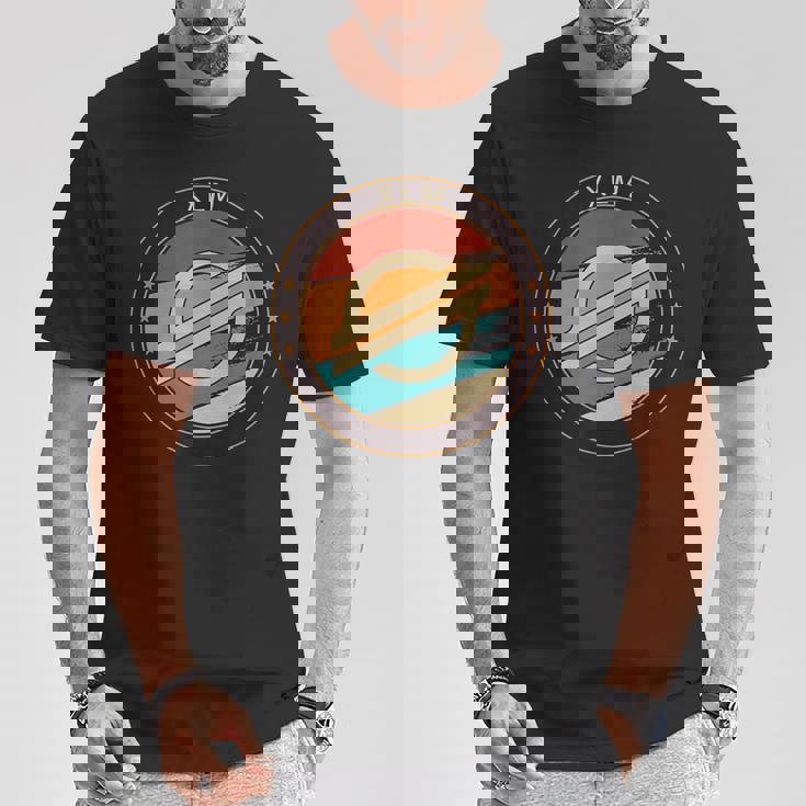 Stellar Xlm ヴィンテージ暗号レトロアート暗号通貨 Tシャツ 面白い贈り物