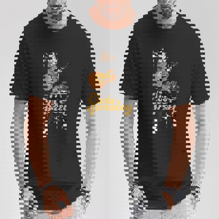 Sun Records X エルビス・プレスリー ダンシングウィズ・スターズ Tシャツ 面白い贈り物