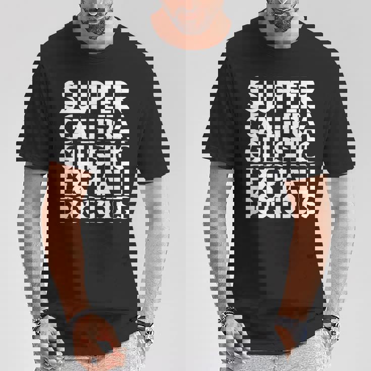 Supercalifragilisticexpiallegetic Tシャツ 面白い贈り物