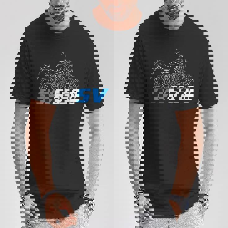 Sv650 2016-2025 ストリートバイクライダー、オートバイ用。 Tシャツ 面白い贈り物