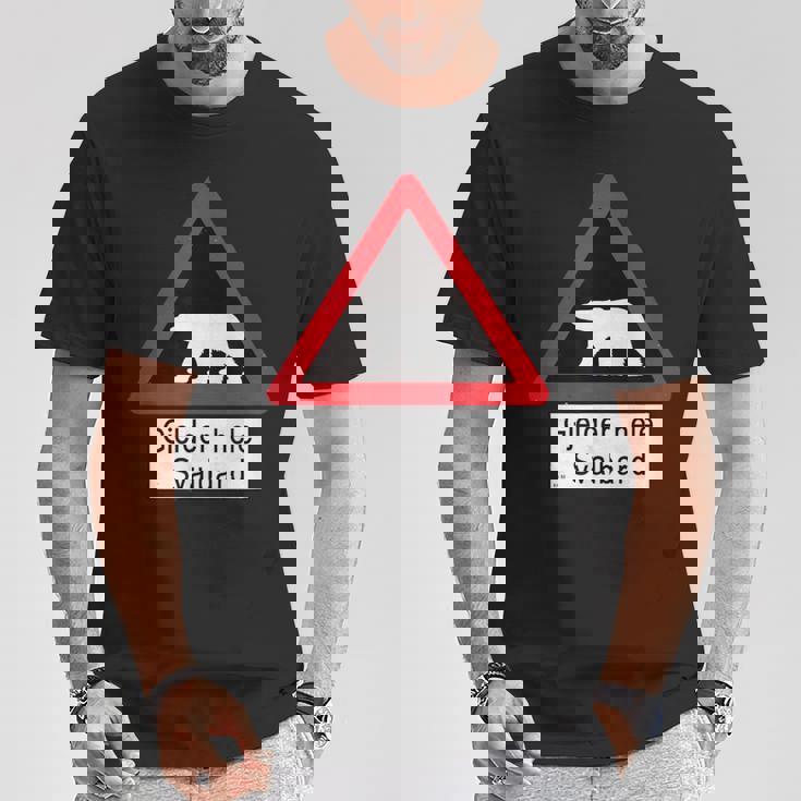 Svalbard Polar Bearign Tシャツ 面白い贈り物