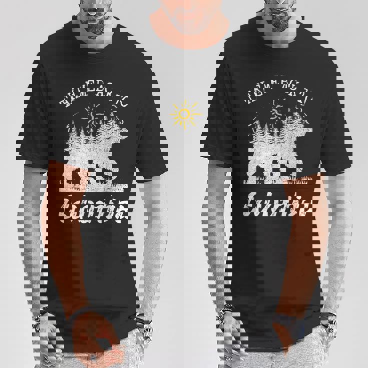 Take Me Back To Colombia ビンテージ コロンビア バケーション Tシャツ 面白い贈り物