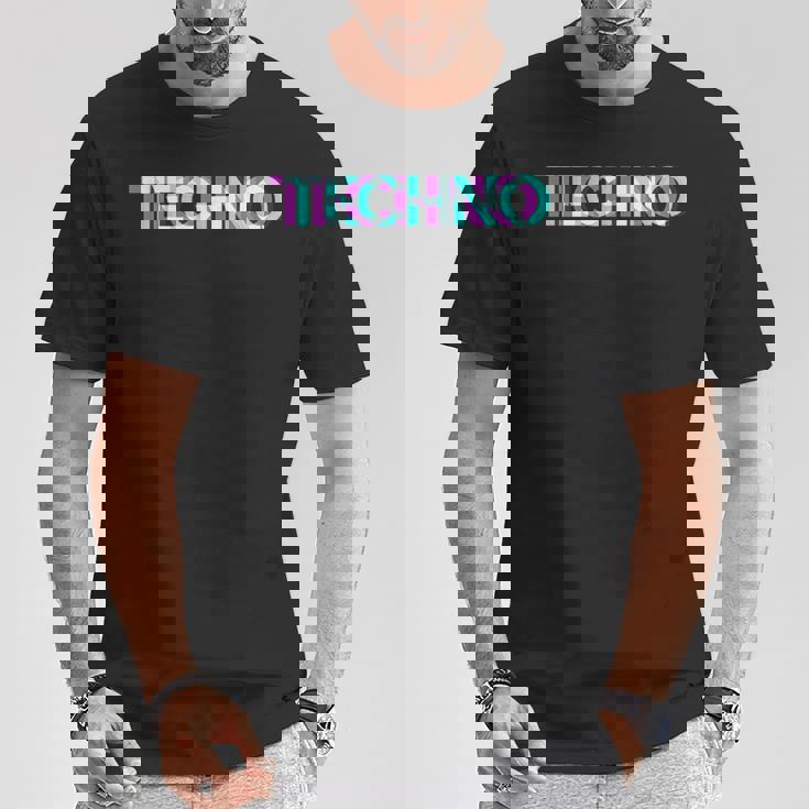 Techno Edm Music Rave Party Raver Dj テクノハウス Tシャツ 面白い贈り物
