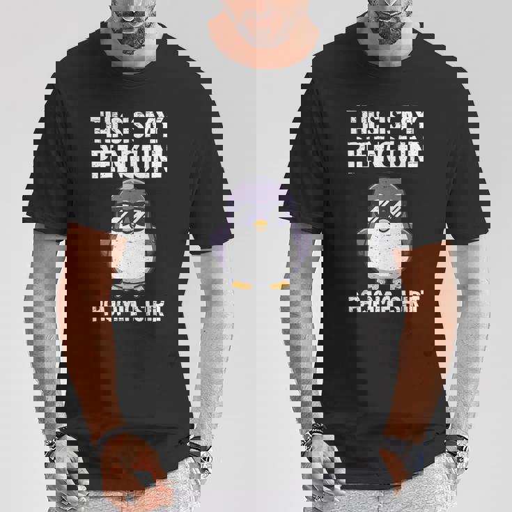 This Is My Penguin パジャマ シャツ キッズ ボーイズ ペンギン好き Tシャツ 面白い贈り物