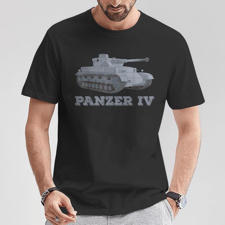 T-Shirt Panzer IV WW2 - Char Allemand Moyen - Coton Léger - Coupe Classique - Cadeau Passionné Histoire Militaire