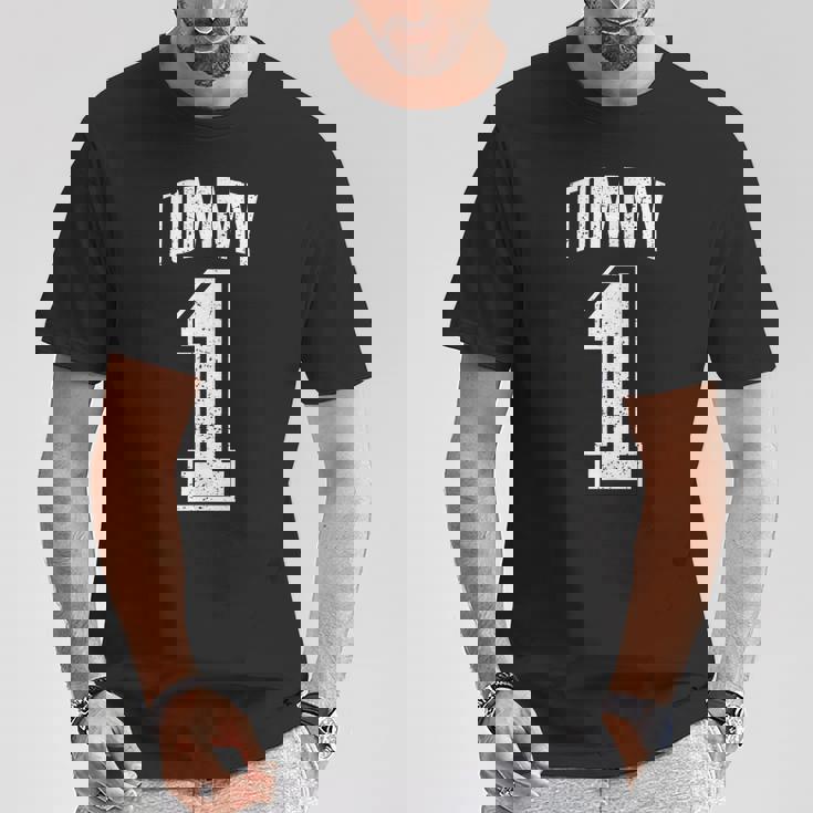 Tommyサポーター番号 1番の大ファン Tシャツ 面白い贈り物