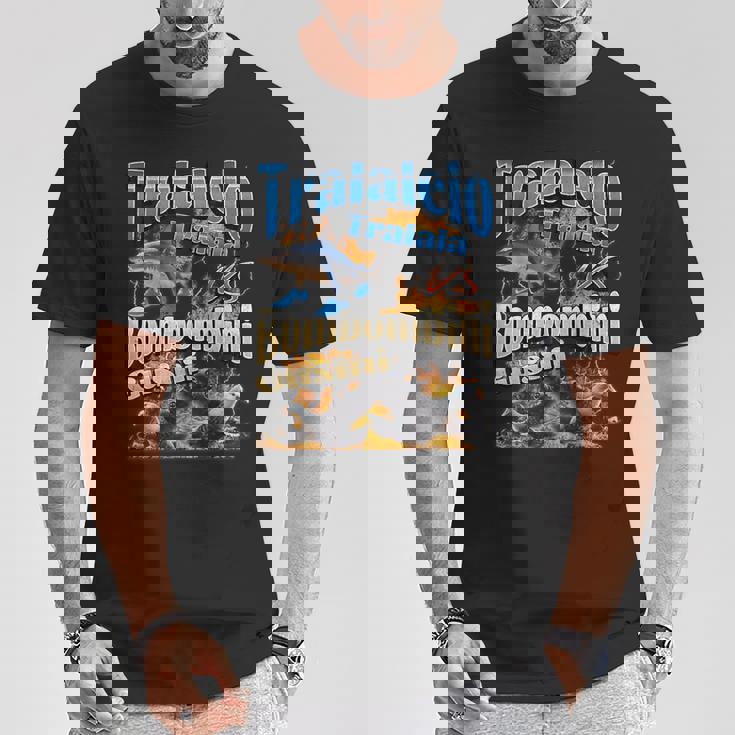 Tralalelos Bombombini Divertido Italiano Brainrot Meme Gráfico Camiseta unisex Regalos divertidos