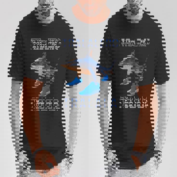 Tralalero Tralala イタリアンブレインレッドミーム Tシャツ 面白い贈り物